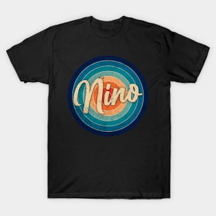 Personalized Name Nino Classic Style Birthday Anime T-Shirt